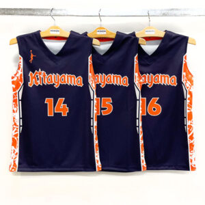 北山ミニバス のバスケットボールユニフォーム画像 